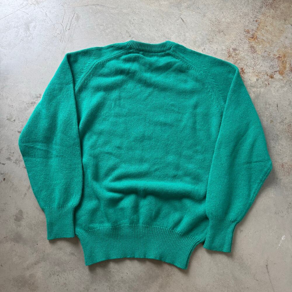 Vintage 80’s Sears Classics Retro Wool Blend Essential Knit Sweater Size XL